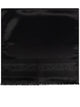 Saint Laurent Black Silk Satin Scarf