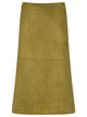 Bottega Veneta Leather Midi Skirt