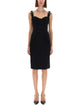 Versace Jeans Couture Baroque Buckled Dress