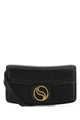 Stella Mccartney Black Alter Mat Mini S-Wave Wallet