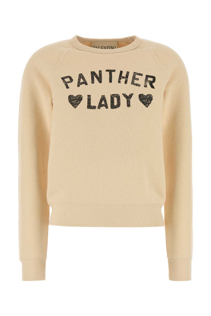 Valentino Garavani Pastel Orange Cotton Sweatshirt