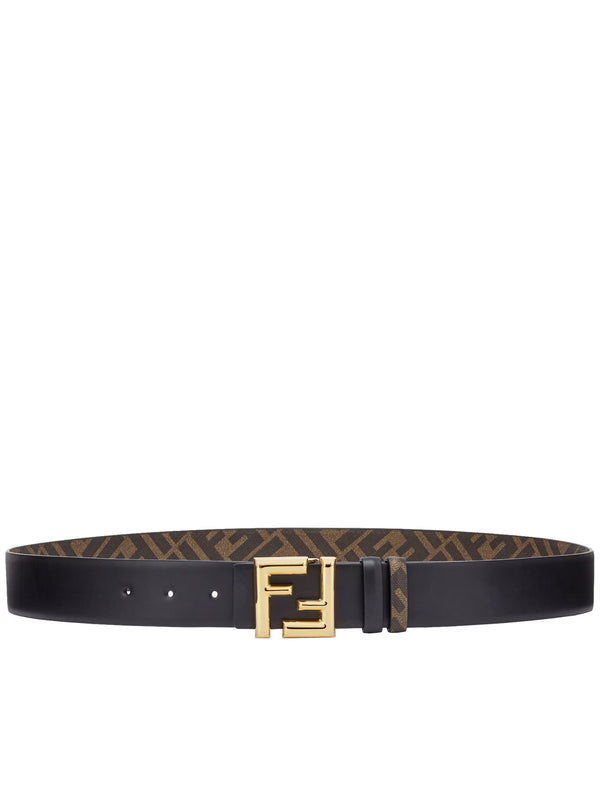 Fendi Ff Rounded Belt Black/Brown