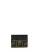 Fendi Embroidered Fabric Card Holder