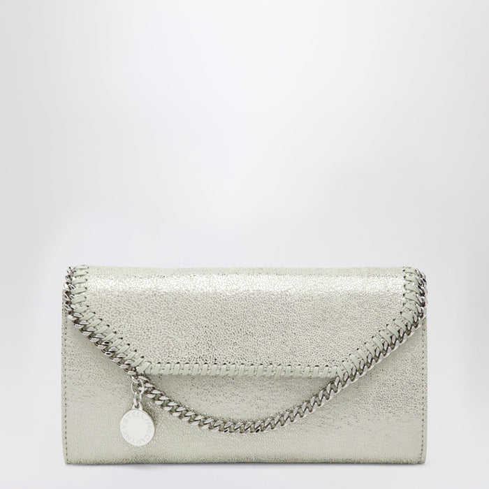 Stella Mccartney Light Lime Green Falabella Shoulder Wallet Bag