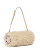 Stella Mccartney Stella Logo Shearling Pouch