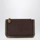 Stella Mccartney Falabella Card Holder In Mahogany