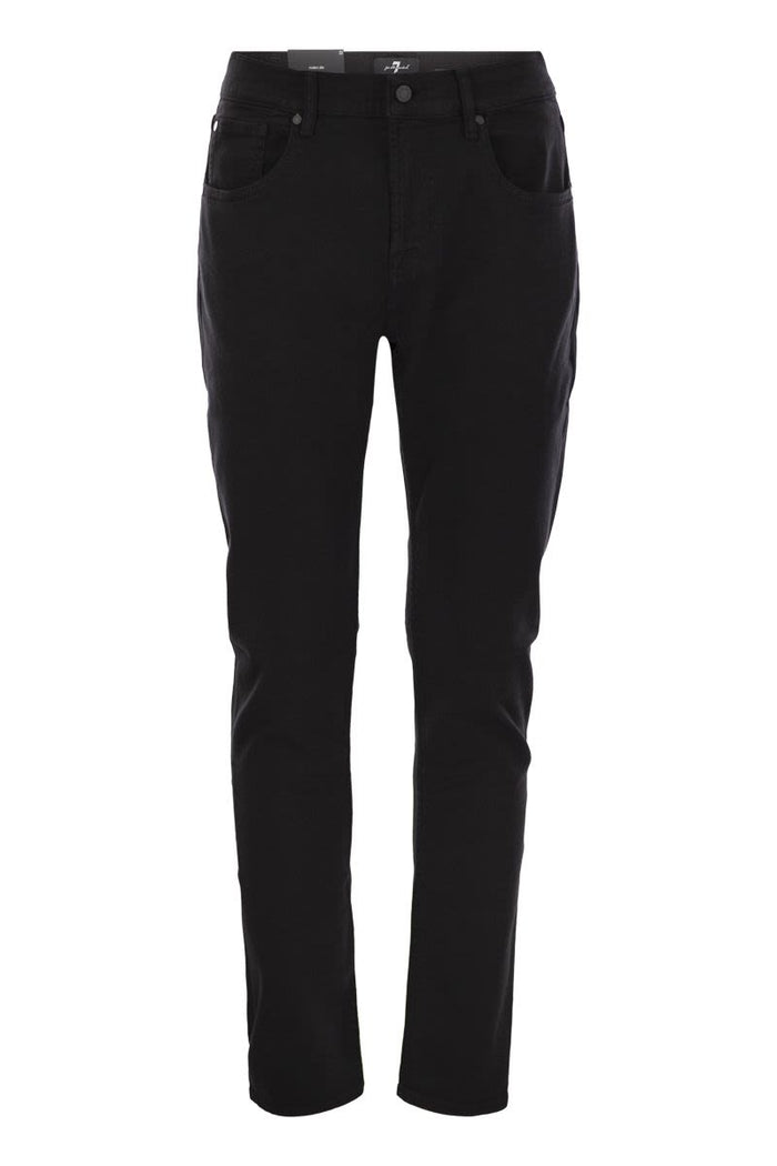 7 For All Mankind Slimmy Tapered - Skinny Medium-Waisted Jeans