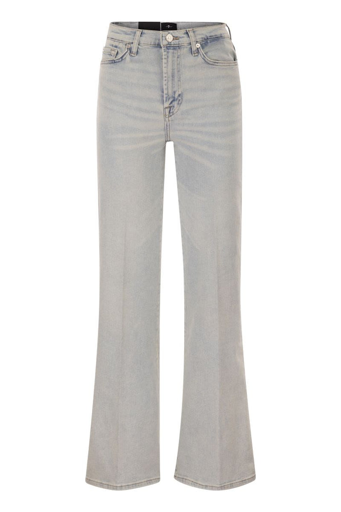 7 For All Mankind Modern Dojo Tailorless Flare Luxe Vintage Denim Jeans