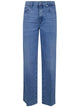 Seven For All Mankind "Stovepipe" Light Cotton And Linen 5 Pockets Straight Leg
