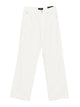 7 For All Mankind White Cotton Linen Jeans