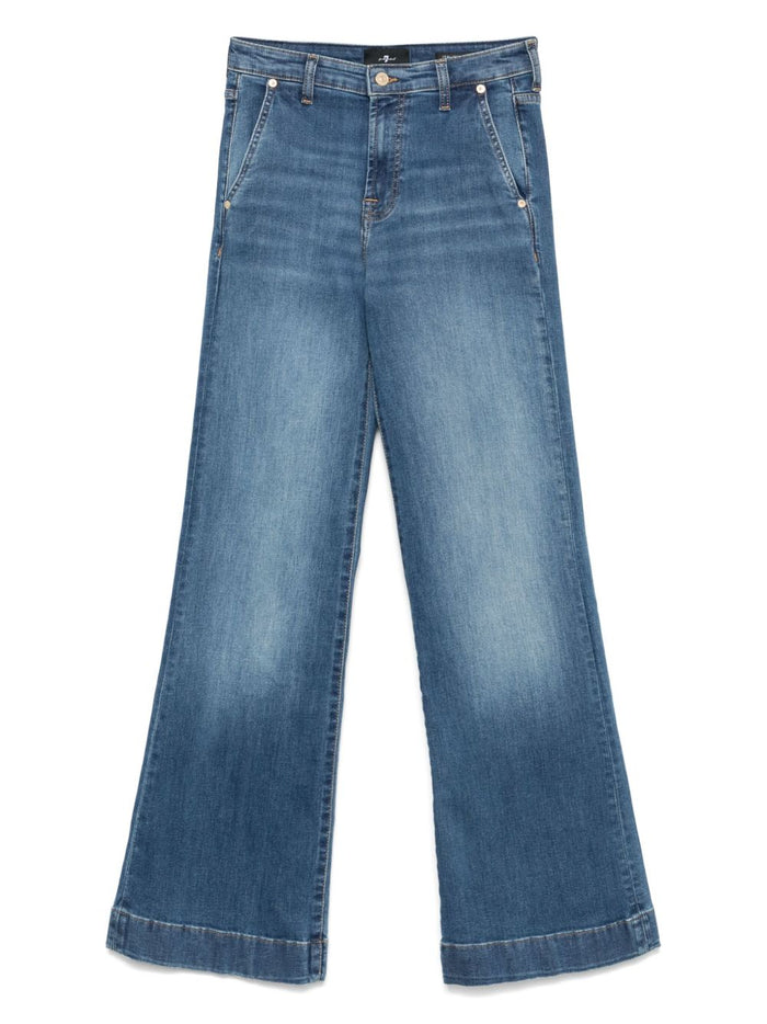 7 For All Mankind Modern Dojo - High-Waisted Flared Jeans