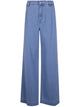 Seven For All Mankind "Seaplated" Pinces Wide Leg Jeans