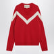 Valentino  Red Sweater With Vlogo On Bow