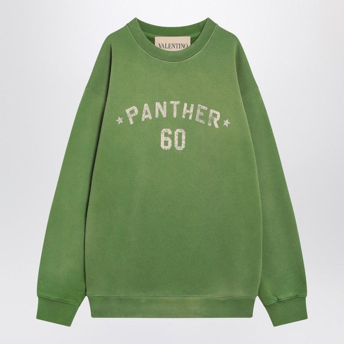 Valentino  Crew Neck Sweatshirt Chez  Green