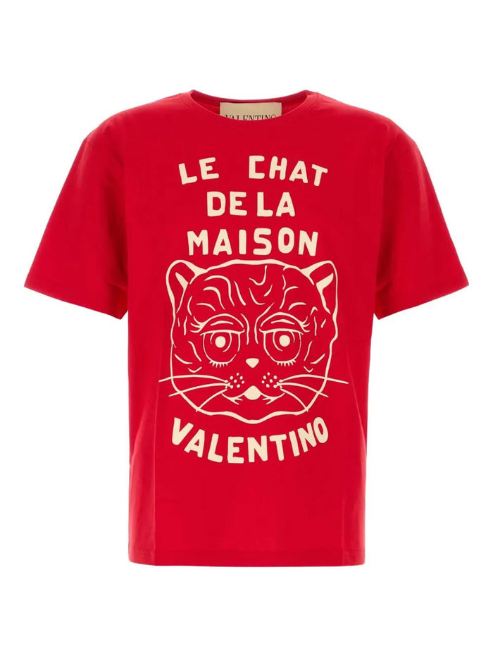 Valentino Red Cotton T-Shirts
