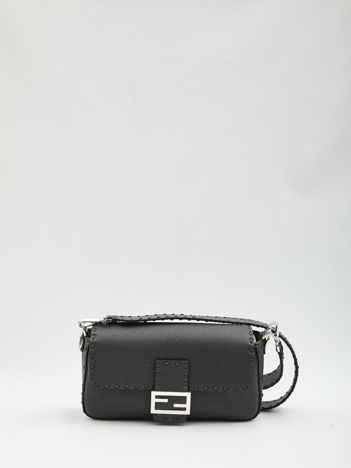 Fendi Large Stitch Baguette Messenger Bag