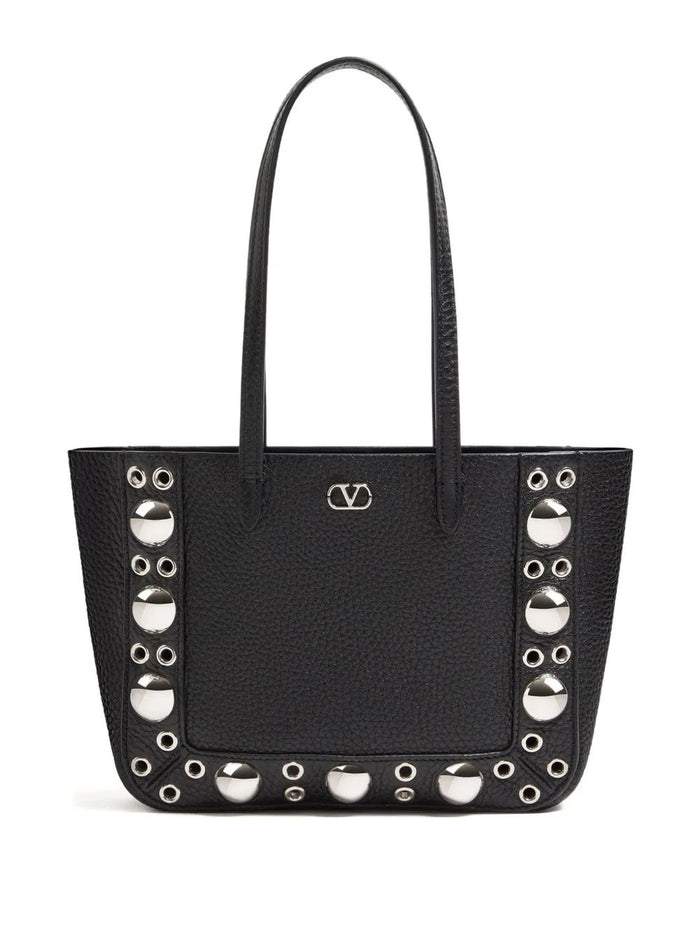 Valentino Garavani Black Leather Nellcã´Te Handbag