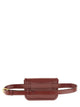 Valentino Garavani Bordeaux Leather Belt Bags