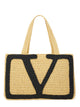 Valentino Garavani Viva Superstar Large Raffia Shopping Bag