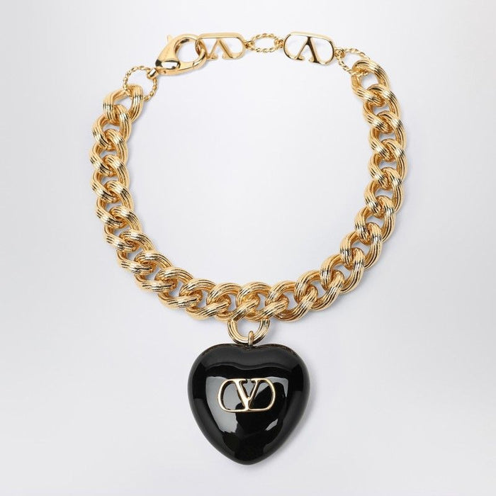 Valentino Garavani  Coer Royal Bracelet Gold-Coloured In Metal