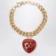 Valentino Garavani Coer Royal Gold-Tone Metal Bracelet