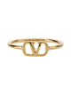 Valentino Garavani Gold Brass Rings