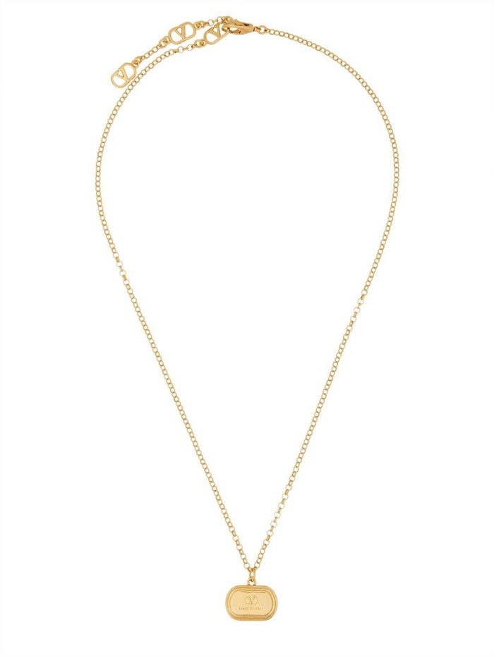Valentino Garavani Silver Brass Necklaces