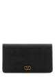 Valentino Garavani Black Leather Vlogo Signature Clutch