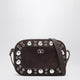 Valentino Garavani Nellcôte Bag Brown In Suede With Studs And Rivets