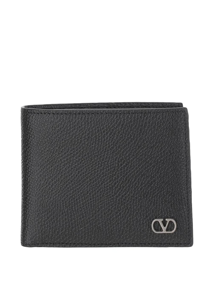 Valentino Garavani Black Leather Wallet