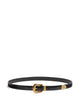 Valentino Garavani Black Leather Belt
