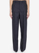 Gucci Slate Wool Wide-Leg Pant