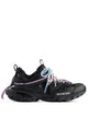 Balenciaga Track Trail Laces Sneaker In Black/Pink/Blue/Beige