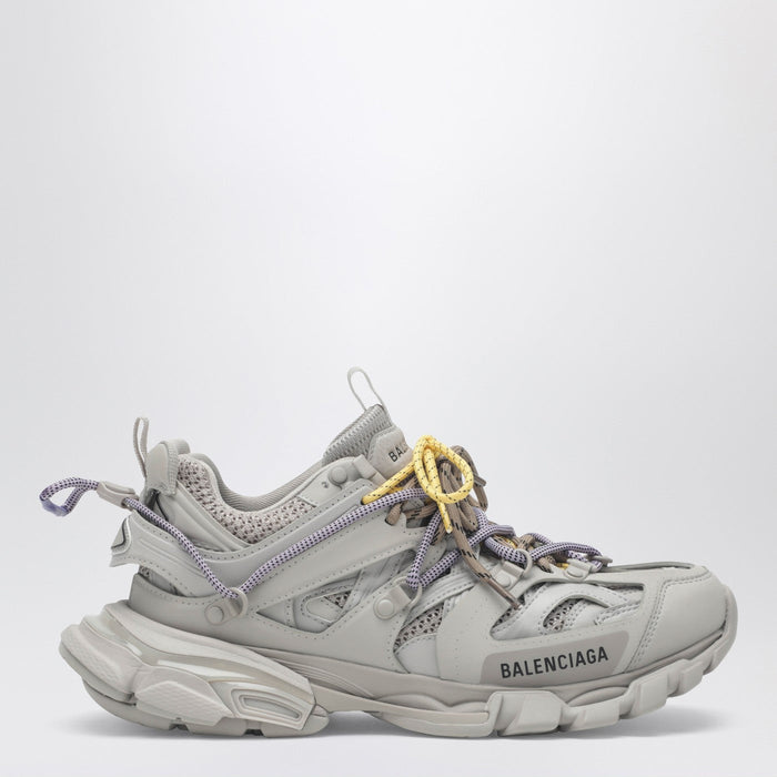 Balenciaga Track Trail Sneakers In Yellow, Purple, Brown And Black