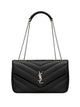 Saint Laurent Loulou Media In Pelle Di Agnello Trapuntata