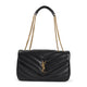 Saint Laurent Loulou Media Leather Bag