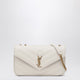 Saint Laurent Medium Loulou Bag In Cream Leather