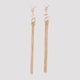 Saint Laurent Pompons Chains Earrings