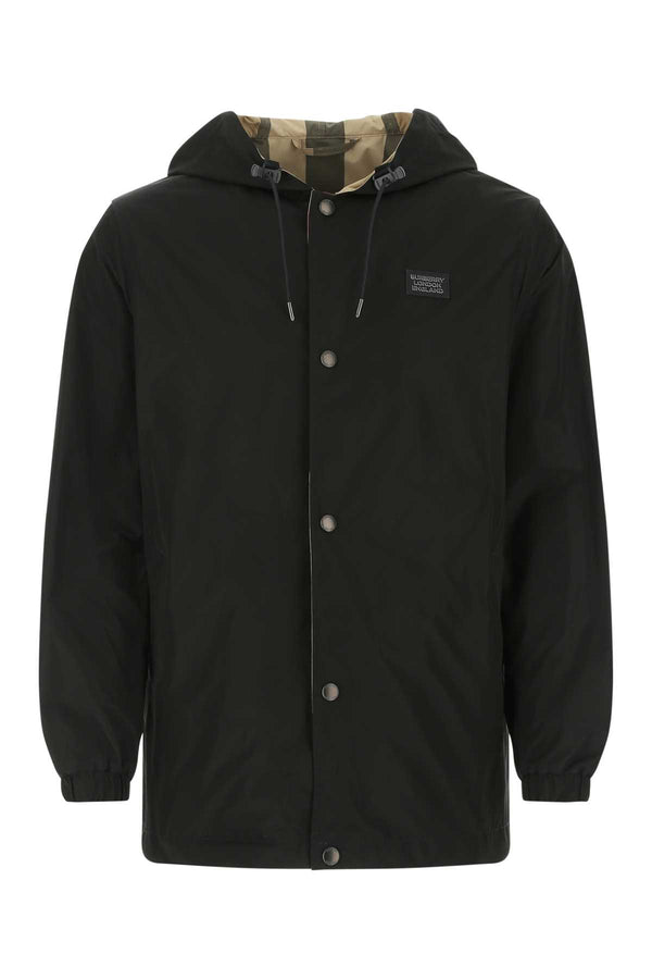 Burberry Reversible Check Hooded Jacket