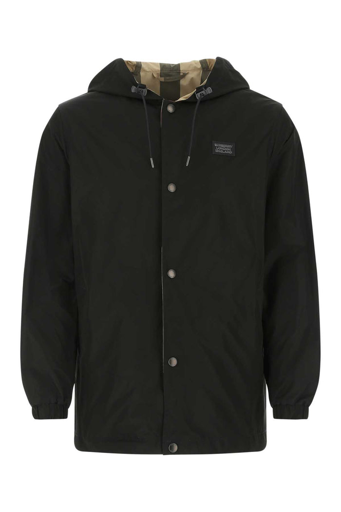 Burberry Reversible Check Hooded Jacket