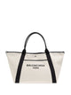 Balenciaga Sand Canvas Large Biarritz Shopping Bag