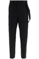 Burberry Black Cotton Wide-Leg Pant