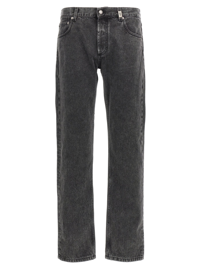 Mcqueen Metal Plate Jeans