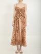 Zimmermann Aster Scarf Print Midi Dress