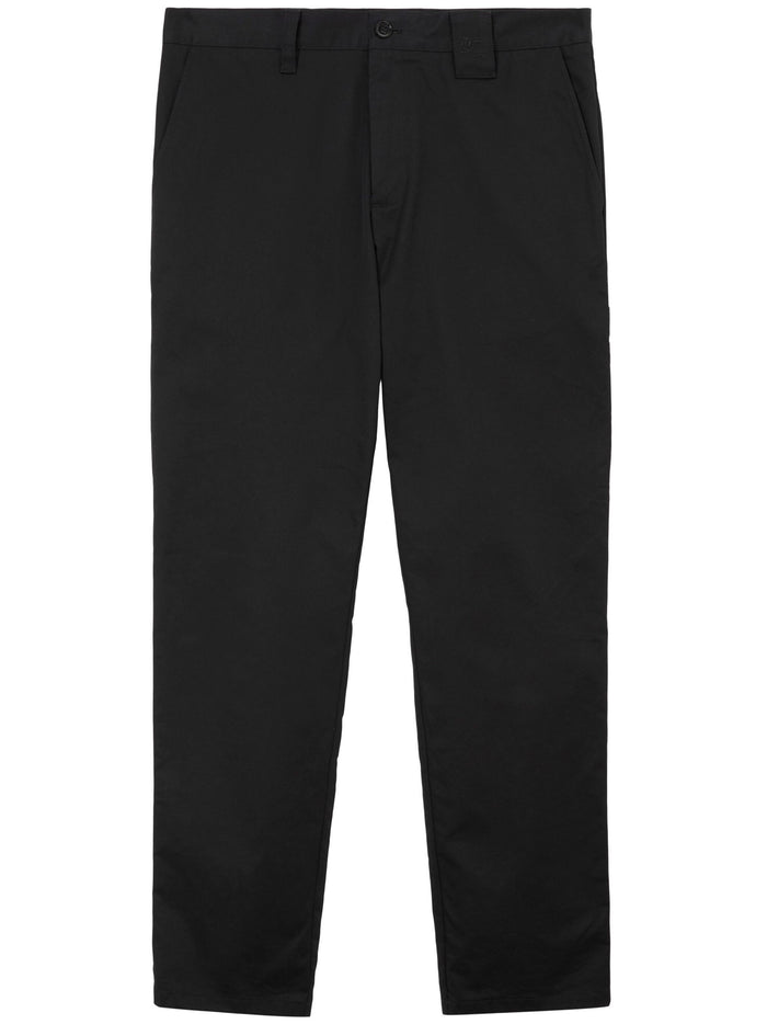 Burberry Black Straight-Leg Cotton Trousers