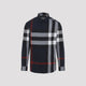 Burberry Navy Blue Summerton Cotton Shirt