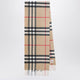 Burberry Cashmere Scarf With Check Motif