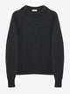 Alexander Mcqueen Melange Dark Grey Stretch Wool Blend Sweater