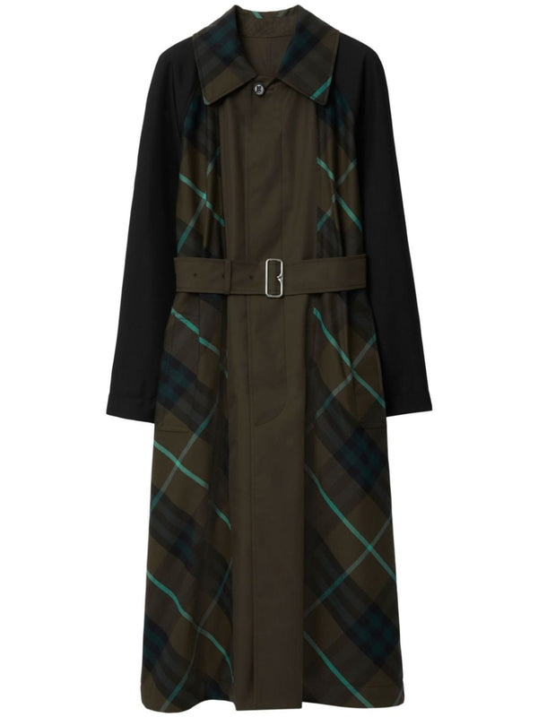 Burberry Embroidered Gabardine Bradford Trench Coat