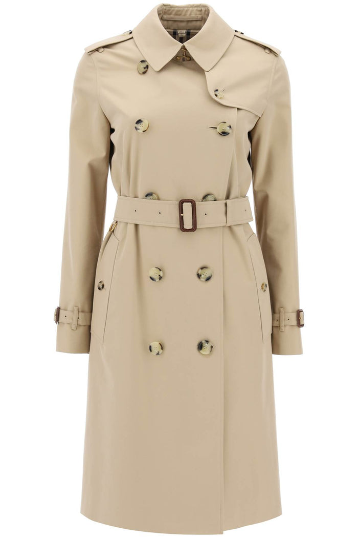 Burberry Beige Cotton Trench Coat